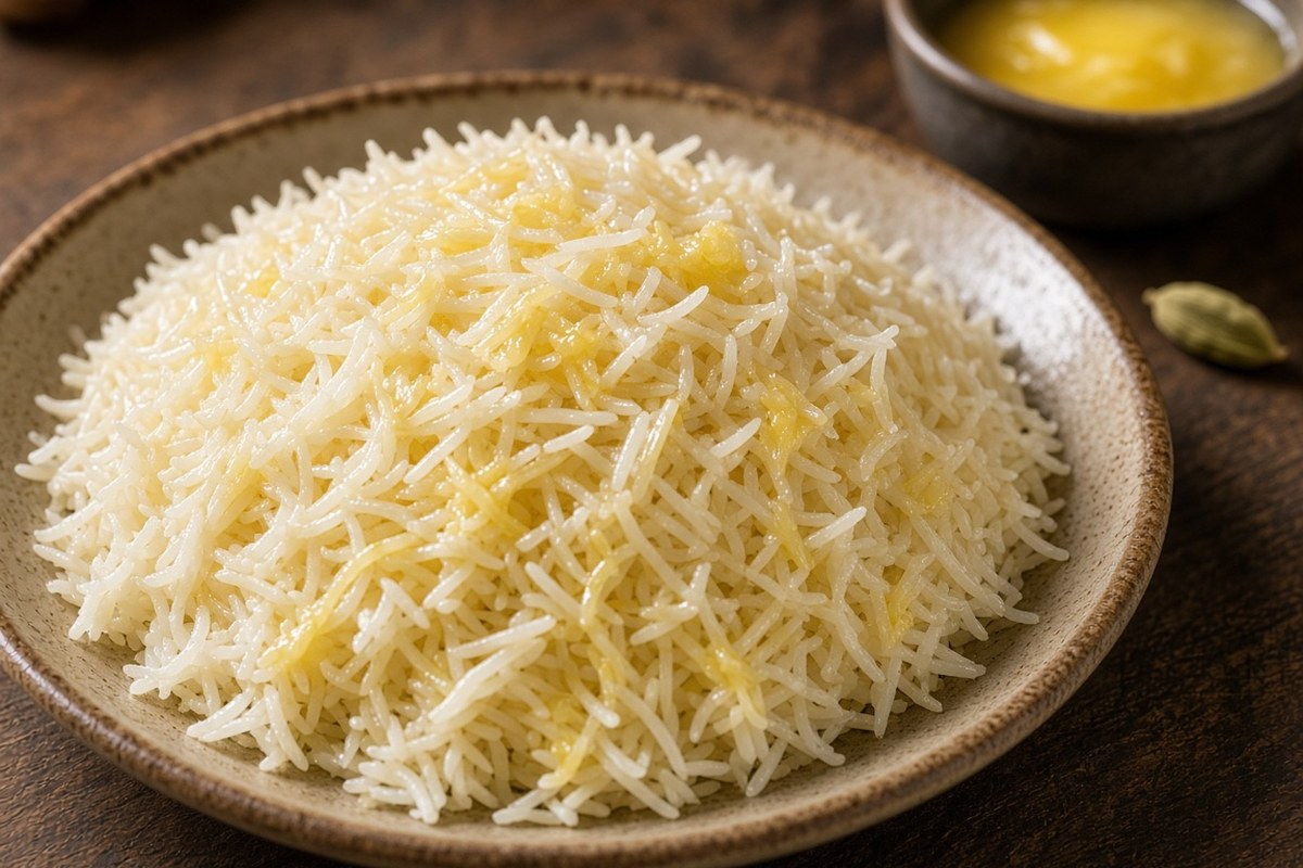 عيش أبيض بالسمن