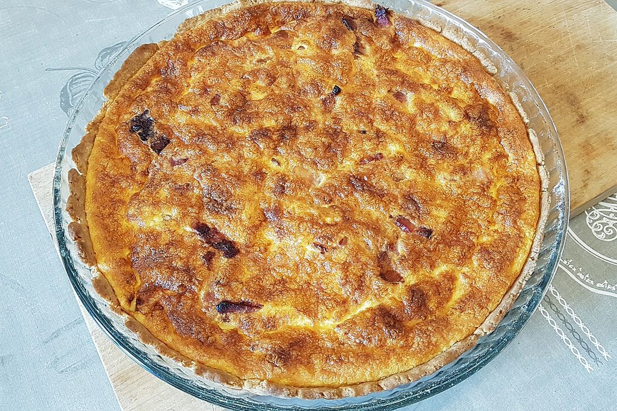 Quiche Lorraine (halal, with beef bacon)