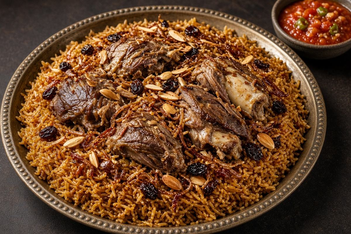 كبسة لحم سعودية