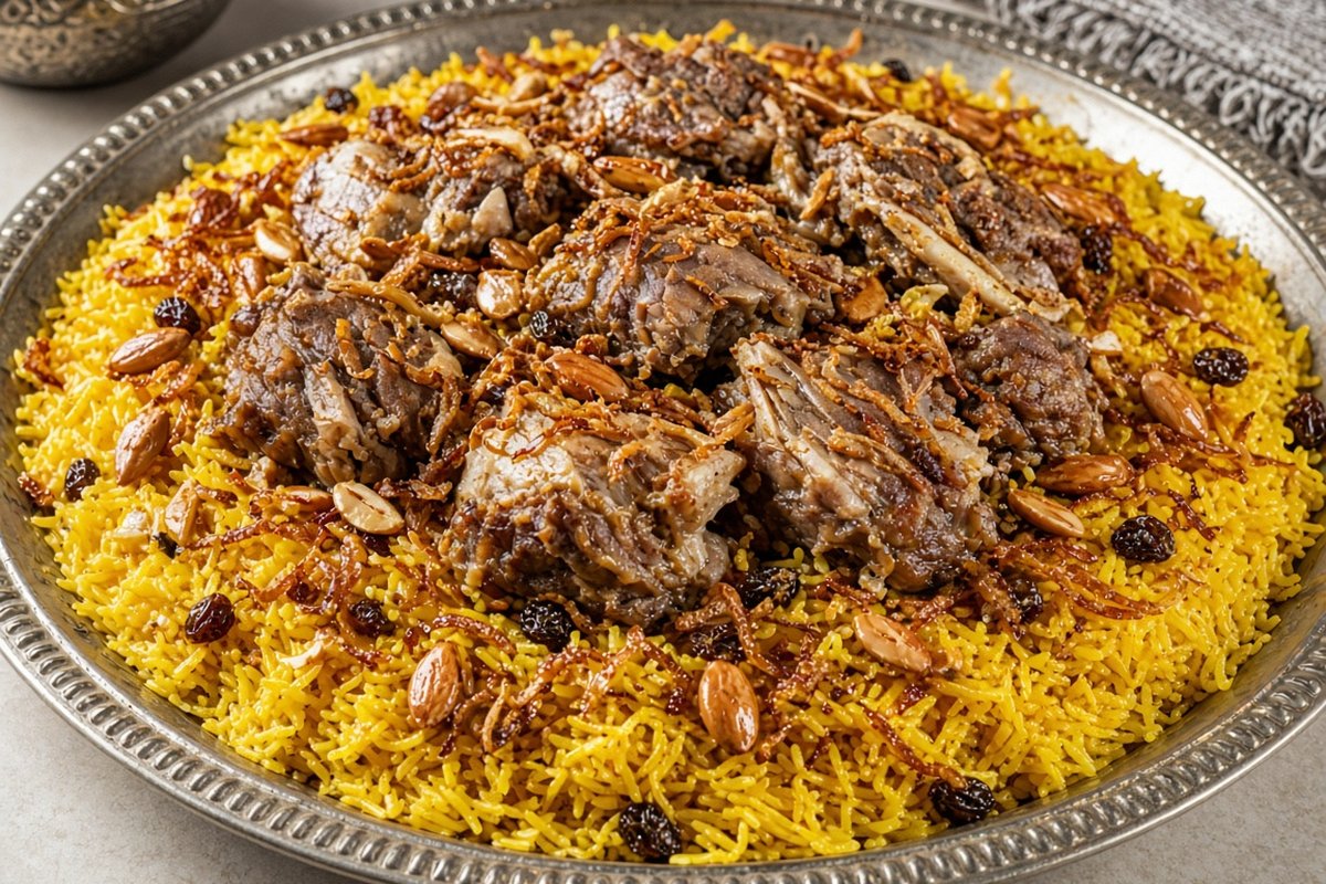 Mufattah (traditional Gulf feast dish)