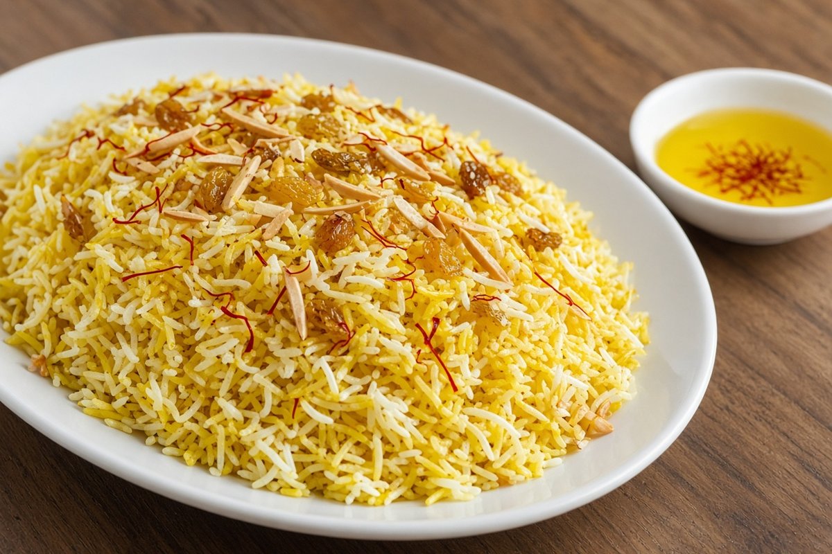 Saffron Rice (Aish)
